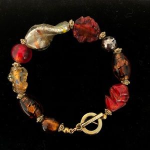 Glass beaded bracelet from London Museum